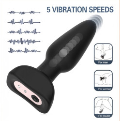 FUKR Plug vibrant à percussion Thrust Up 11 x 3.7cm